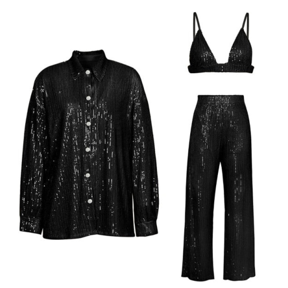 Sequin Three Piece Set